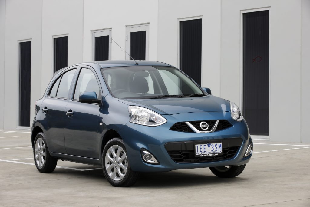The 2015 model Nissan Micra. The 2015 model Nissan Micra.